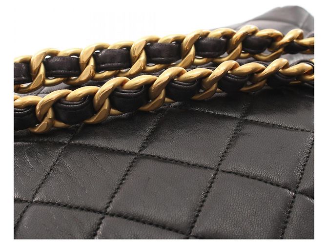 Zaino Chanel Matelassé Turnlock Chain Nero - vista 7