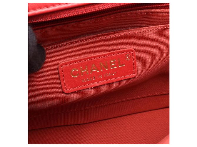 Borsa a tracolla Chanel Chevron V-Stitch Full Flap Rosso - vista 4