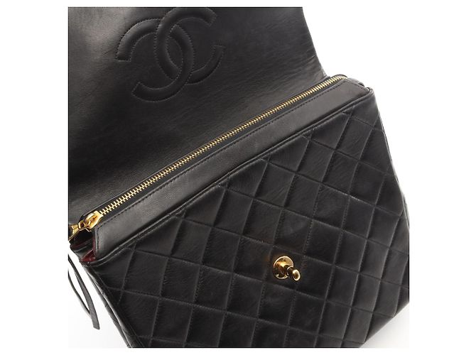Zaino Chanel Matelassé Square Chain Nero - vista 7