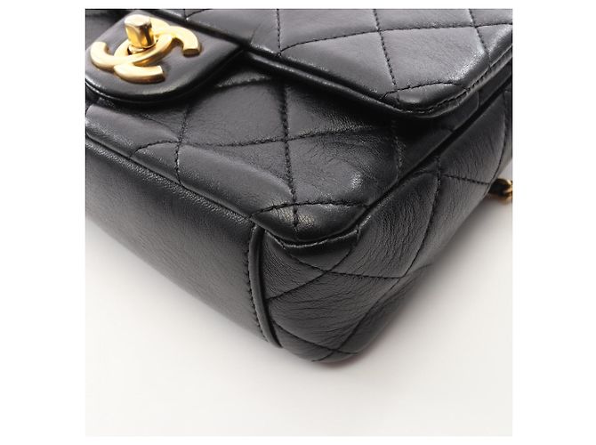 Borsa Chanel Mini Matelassé Nero - vista 8