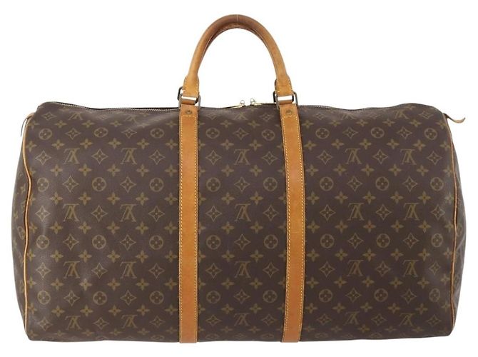 Louis Vuitton Keepall Monogram Canvas 60 Marrone - vista 2
