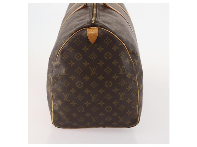 Louis Vuitton Keepall Monogram Canvas 60 Marrone - vista 3
