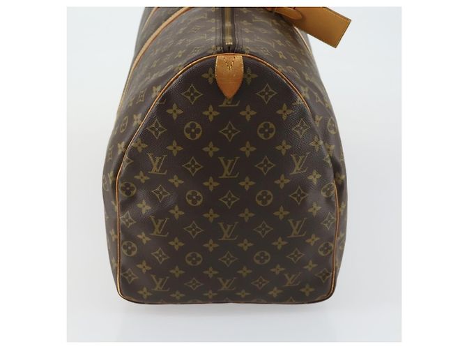 Borsa Keepall Louis Vuitton Monogram Canvas 60 Marrone - vista 4
