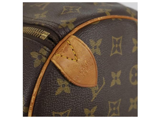 Borsa Keepall Louis Vuitton Monogram Canvas 60 Marrone - vista 6