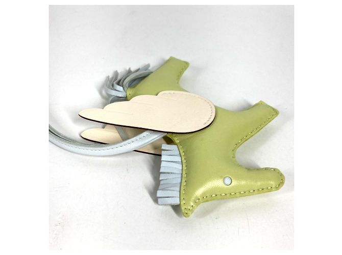 Hermès Portachiavi Cavallo Hermes Cheval Rodeo Pegasus MM Verde Crudo - vista 8
