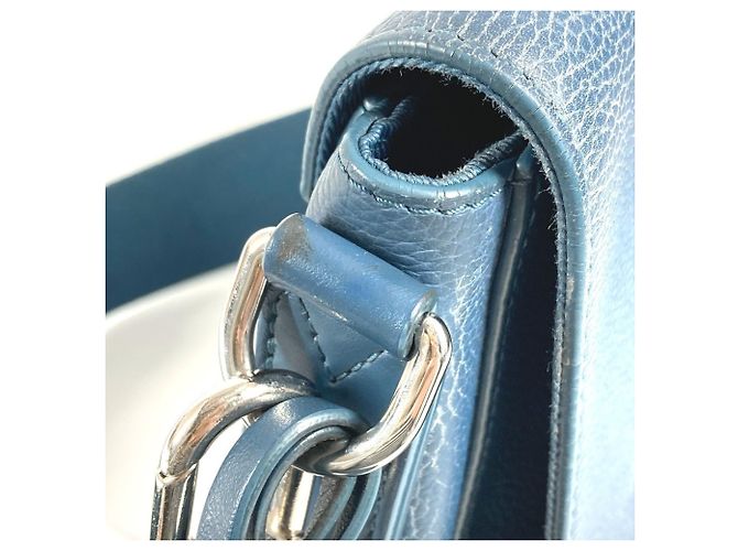 Borsa a tracolla Louis Vuitton Aerogram Takeoff Blu navy - vista 10
