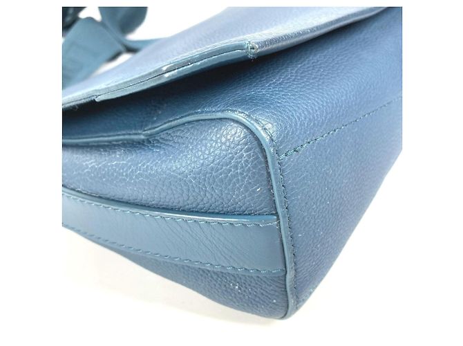 Borsa a tracolla Louis Vuitton Aerogram Takeoff Blu navy - vista 7