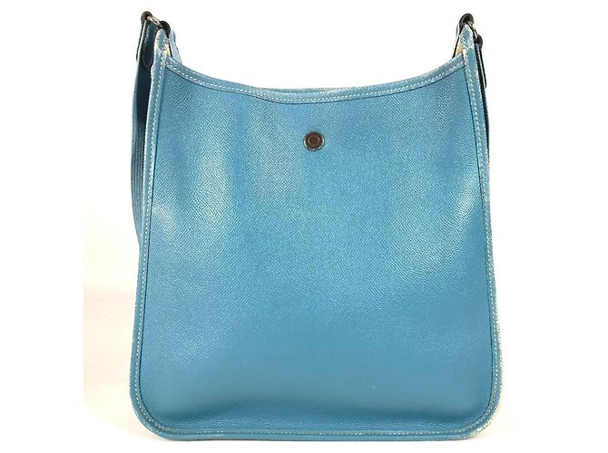 Hermès Borsa in pelle Hermes Vespa PM Blu - vista 2
