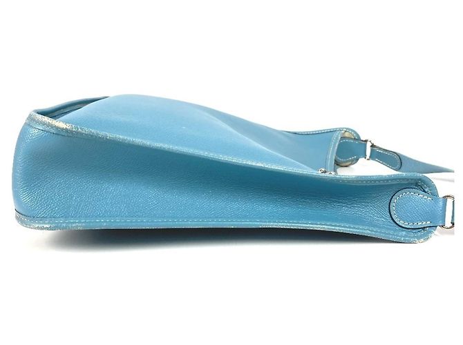 Hermès Borsa in pelle Hermes Vespa PM Blu - vista 3