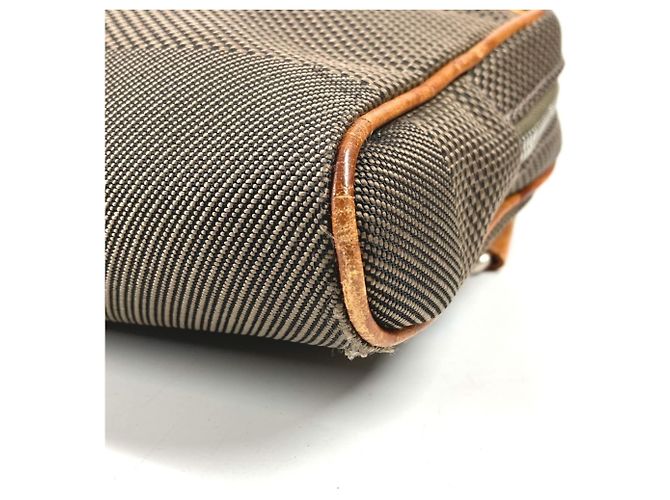 Borsa a tracolla Louis Vuitton Damier Geant Acrobat Cachi - vista 5