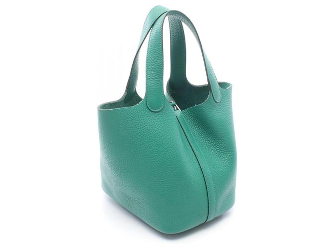 Hermès Hermes Picotin Lock PM Handtasche Grün - Ansicht 2