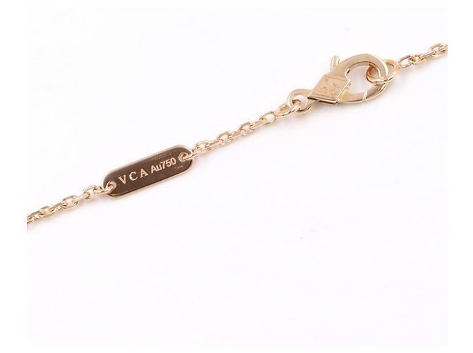 Collana Vintage Alhambra Onyx Van Cleef & Arpels Nero D'oro - vista 3