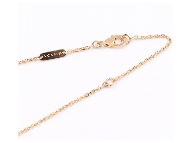 Collana Vintage Alhambra Onyx Van Cleef & Arpels Nero D'oro - vista 4
