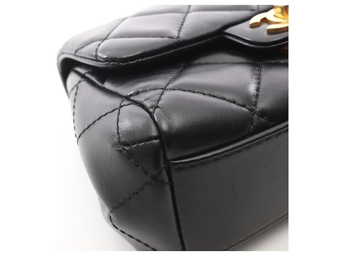 Borsa a tracolla Chanel Matelassé Small Flap Nero - vista 9