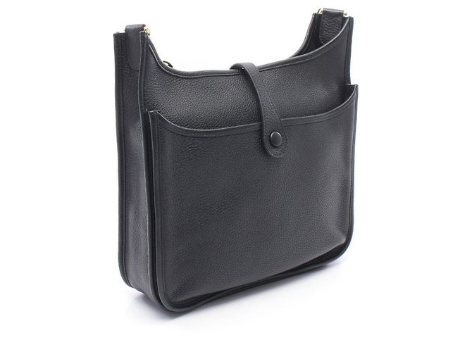 Hermès Borsa a Spalla Hermes Evelyne 3 PM Nero - vista 2