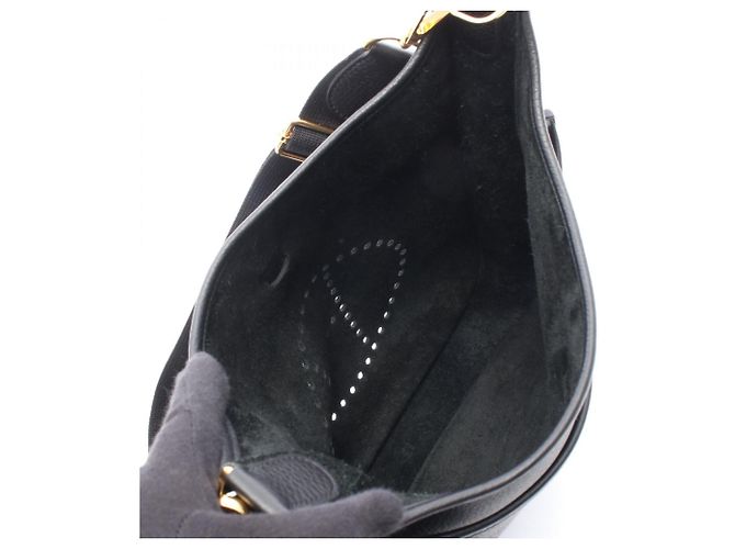 Hermès Borsa a Spalla Hermes Evelyne 3 PM Nero - vista 3