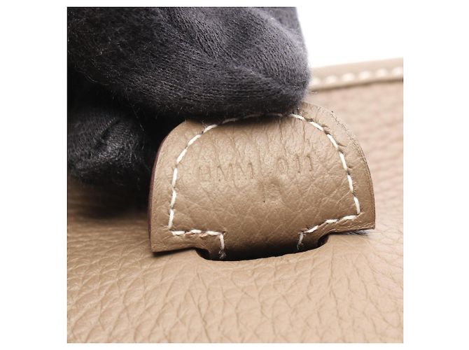 Hermès Borsa Hermes Evelyne 3 Trois PM Marrone Taupe - vista 5