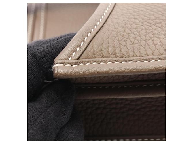 Hermès Borsa Hermes Evelyne 3 Trois PM Marrone Taupe - vista 6