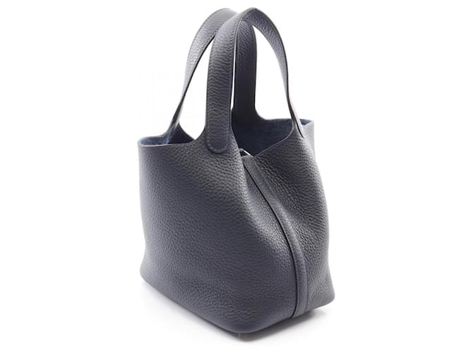 Hermès Borsa Hermes Picotin Lock PM Blu Blu navy - vista 2