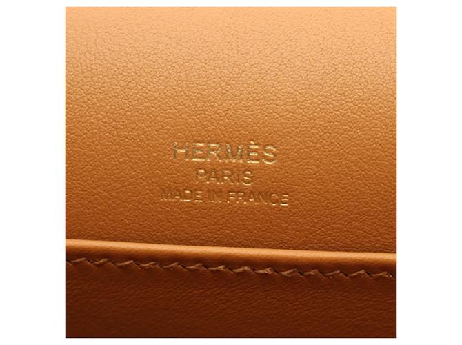 Hermès Borsa a tracolla Hermes Geta Marrone - vista 4
