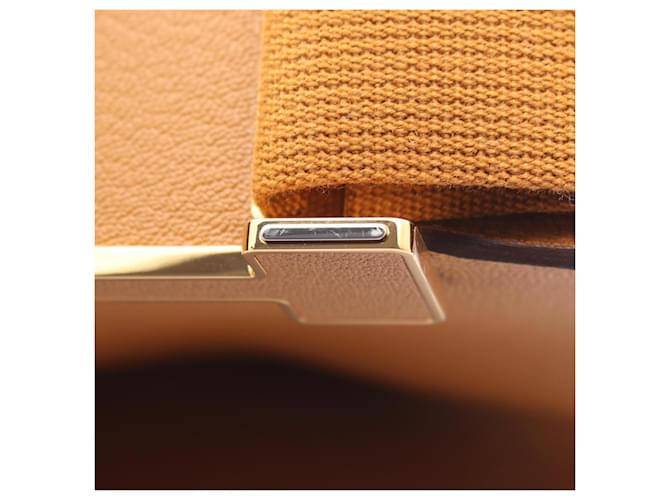Hermès Borsa a tracolla Hermes Geta Marrone - vista 6