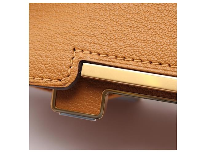 Hermès Borsa a tracolla Hermes Geta Marrone - vista 8