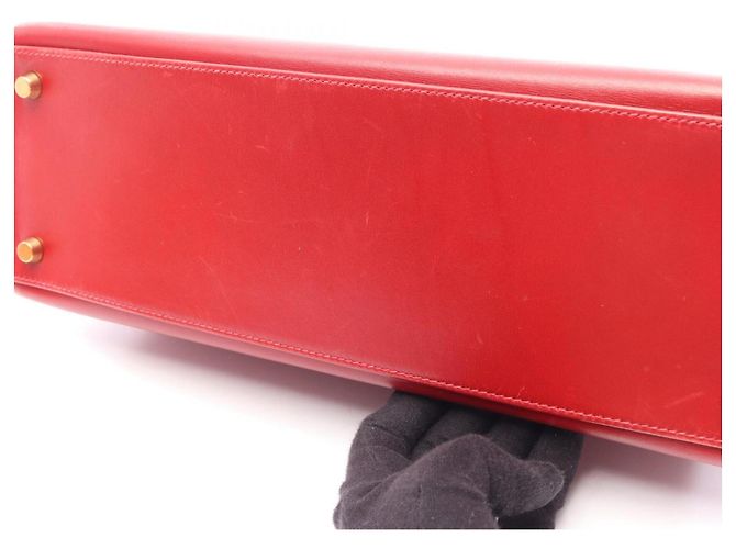 Hermès Borsa Hermes Kelly 32 Rosso - vista 10