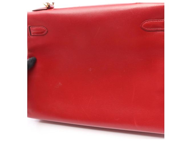 Hermès Borsa Hermes Kelly 32 Rosso - vista 13