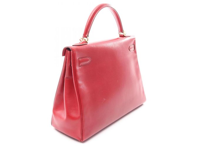 Hermès Borsa Hermes Kelly 32 Rosso - vista 2