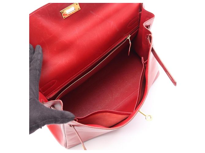Hermès Borsa Hermes Kelly 32 Rosso - vista 3