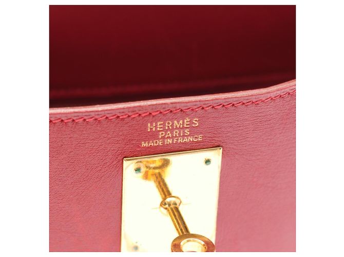 Hermès Borsa Hermes Kelly 32 Rosso - vista 4
