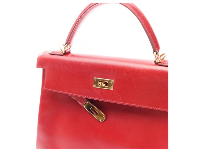 Hermès Borsa Hermes Kelly 32 Rosso - vista 9
