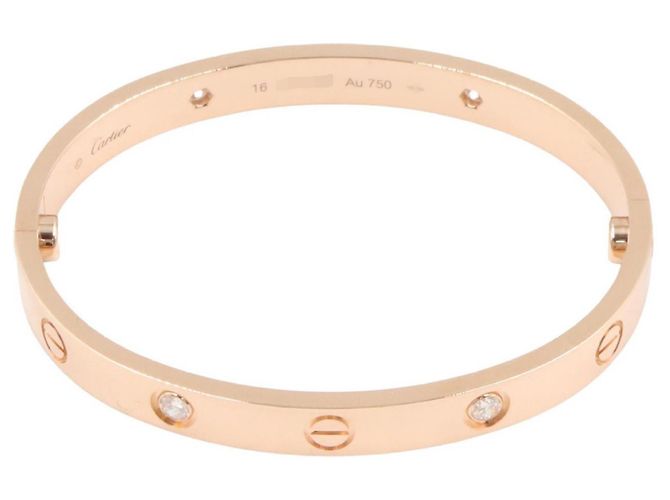 Bracciale charm in oro rosa 18K con diamante Cartier D'oro - vista 2