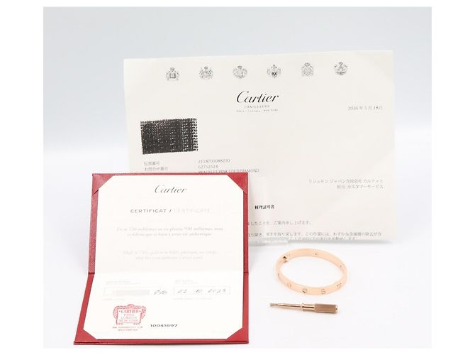 Bracciale charm in oro rosa 18K con diamante Cartier D'oro - vista 6