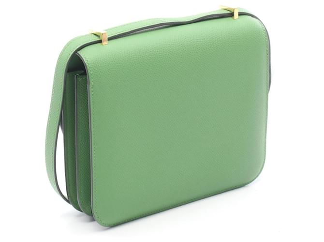 Hermès Borsa a tracolla Hermes Constance 3 Mini Verde - vista 2