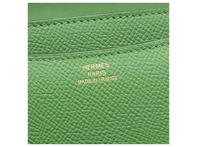 Hermès Borsa a tracolla Hermes Constance 3 Mini Verde - vista 4