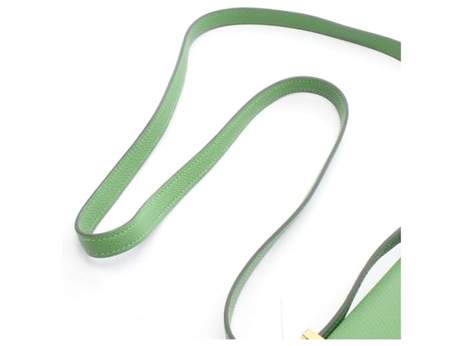 Hermès Borsa a tracolla Hermes Constance 3 Mini Verde - vista 7