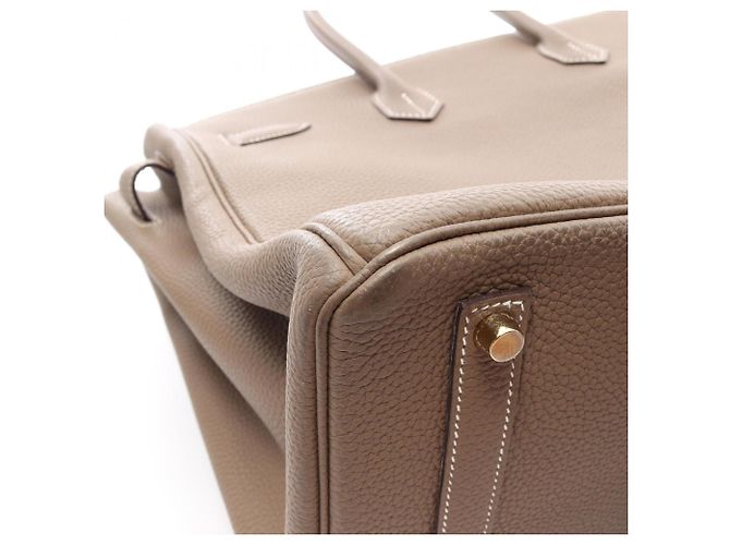 Hermès Hermes Birkin 35 Etoupe Handtasche Braun - Ansicht 13