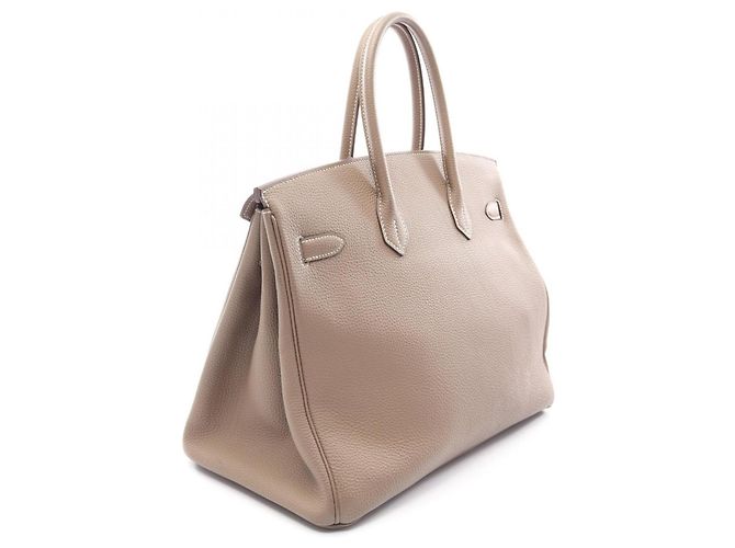 Hermès Hermes Birkin 35 Etoupe Handtasche Braun - Ansicht 2