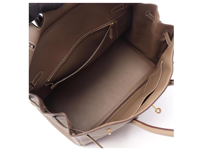 Hermès Hermes Birkin 35 Etoupe Handtasche Braun - Ansicht 3