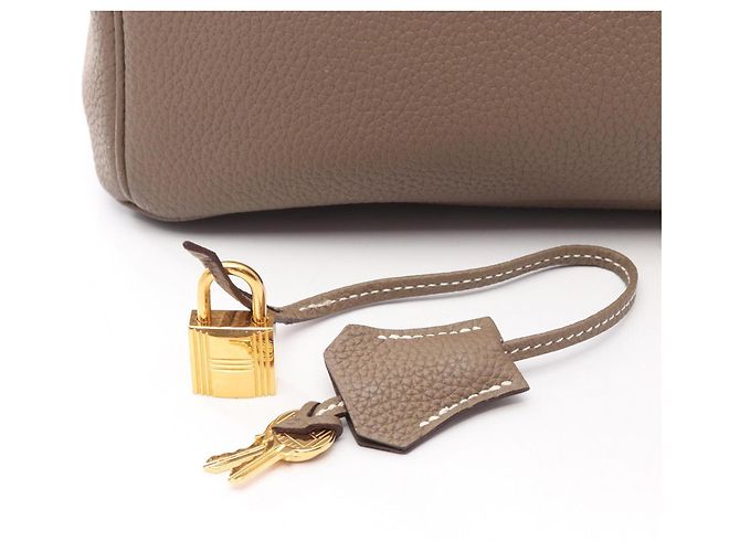 Hermès Hermes Birkin 35 Etoupe Handtasche Braun - Ansicht 6