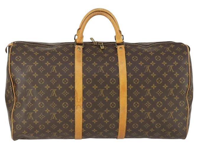 Louis Vuitton Keepall Monogram Canvas 60 Marrone - vista 2