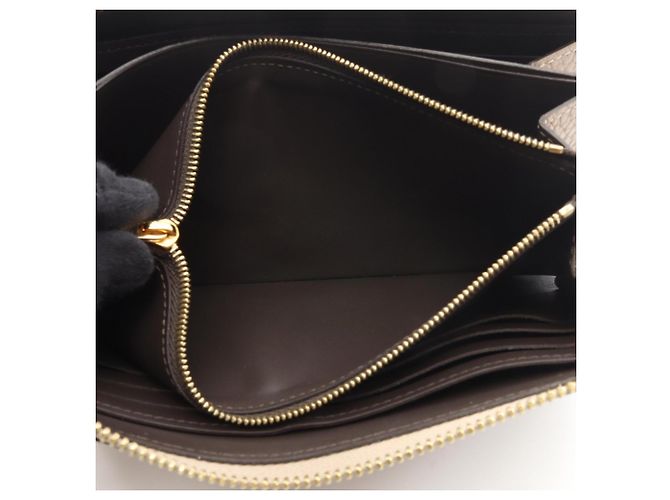 Cartera larga de piel Taurillon Louis Vuitton Beige - vista 5