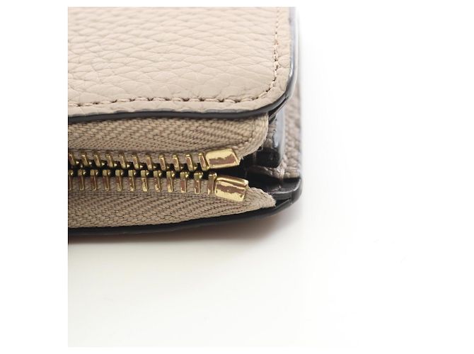 Cartera larga de piel Taurillon Louis Vuitton Beige - vista 8