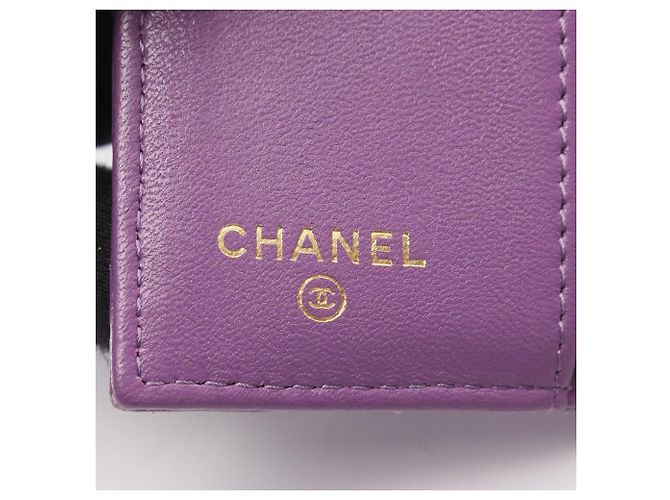 Cartera Plegable Chanel Classic Small Flap Púrpura - vista 5