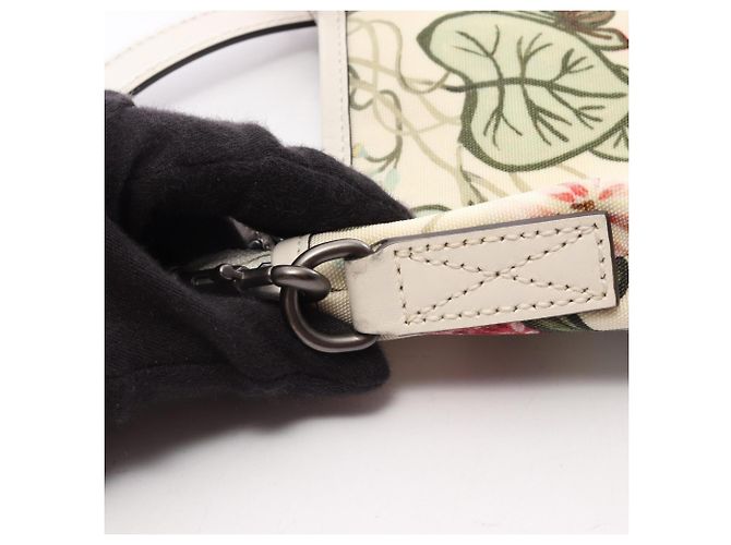 Borsa Tote Gucci Chris Knight Flora Multicolore Crudo - vista 10