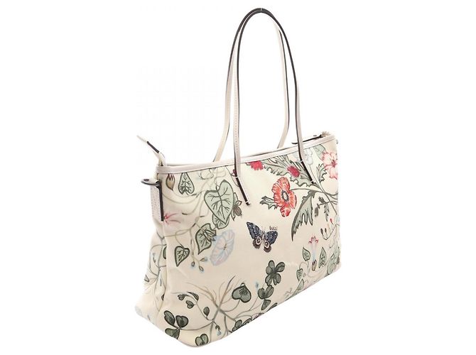 Borsa Tote Gucci Chris Knight Flora Multicolore Crudo - vista 2