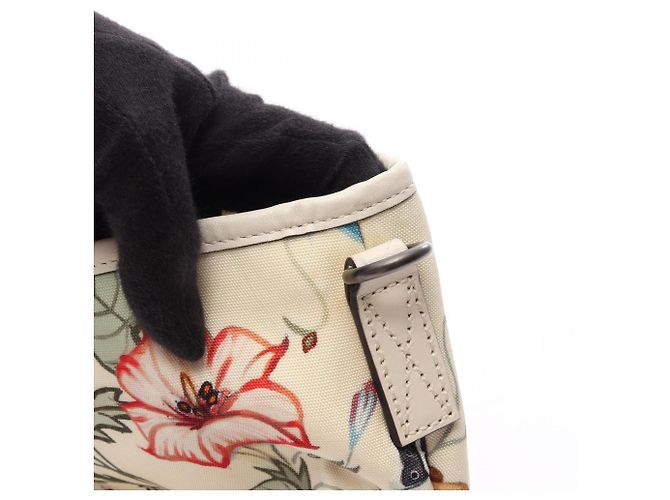 Borsa Tote Gucci Chris Knight Flora Multicolore Crudo - vista 6