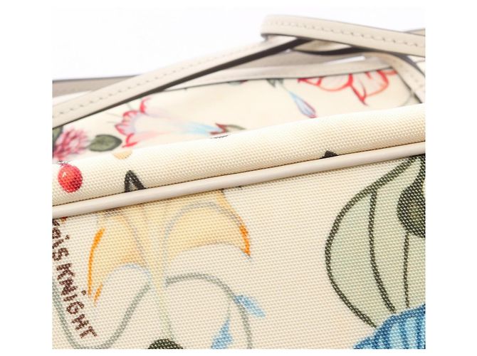 Borsa Tote Gucci Chris Knight Flora Multicolore Crudo - vista 9
