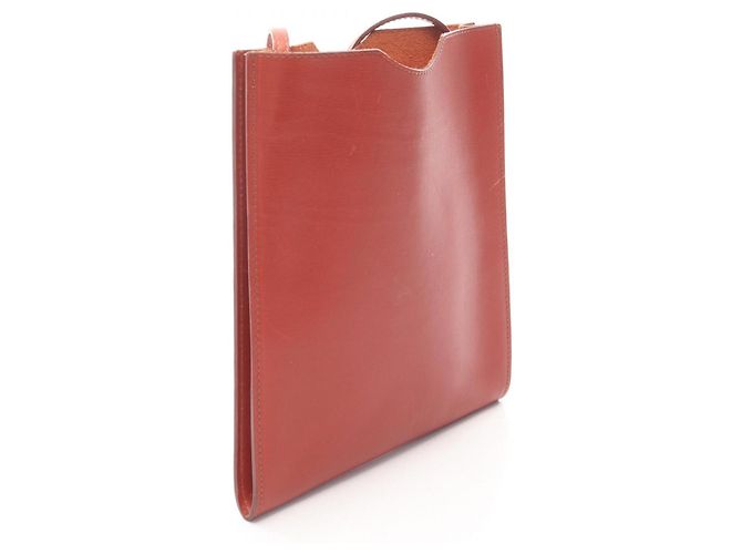 Hermès Borsa a Spalla Hermes Omenitou Brick Marrone - vista 2
